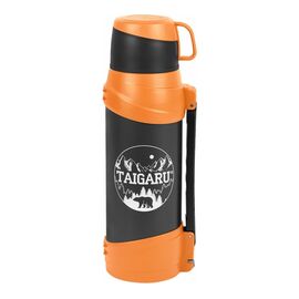  Термос классический TAIGARU 608817 оранжево-серый 