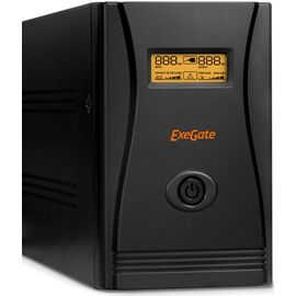  ИБП ExeGate EP212519RUS SpecialPro Smart LLB-1000.LCD.AVR.4SH.RJ.USB 1000VA/650W, LCD, AVR, 4 евророзетки, RJ45/11, USB 