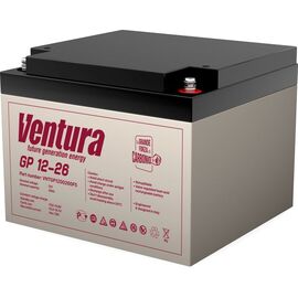  АКБ 12В 26Ач Ventura GP 12-26, 7,6 kg, 165x176x127 mm 
