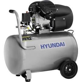  Компрессор поршневой Hyundai HYC 402100LMS масляный 400л/мин 100л 2200Вт серебристый/черный 