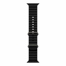  Ремешок HOCO WA12 Original для умных часов APPLE Watch 42/44/45/49mm силикон чёрный 