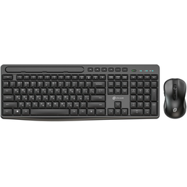  Комплект клавиатура и мышь Oklick S275W USB черный 