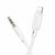  Дата-кабель BOROFONE BL18 iP silicone digital audio conversion cable (белый) 