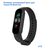  Ремешок силиконовый Great Case Sport для Xiaomi Mi Band 3/4, 250мм, на кнопке, черный (13) 