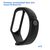 Ремешок силиконовый Great Case Sport для Xiaomi Mi Band 3/4, 250мм, на кнопке, черный (13) 