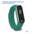  Ремешок силиконовый Great Case Sport для Xiaomi Mi Band 3/4, 250мм, на кнопке, зеленый (5) 