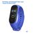  Ремешок силиконовый Great Case Sport для Xiaomi Mi Band 5/6/7, 250мм, на кнопке, синий (2) 