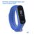  Ремешок силиконовый Great Case Sport для Xiaomi Mi Band 5/6/7, 250мм, на кнопке, синий (2) 