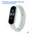 Ремешок силиконовый Great Case Sport для Xiaomi Mi Band 5/6/7, 250мм, на кнопке, светло-бирюзовый (6) 
