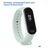  Ремешок силиконовый Great Case Sport для Xiaomi Mi Band 5/6/7, 250мм, на кнопке, светло-бирюзовый (6) 