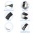  Ремешок силиконовый перфорированный Great Case Sport NK для Xiaomi Mi Band 5/6/7, 250мм, на кнопке, серый+желтый (10) 