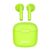  Беспроводные наушники PERO TWS05 COLORFUL Green 