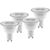  Умная лампочка Yeelight GU10 Smart bulb W1(Dimmable) (YGYC0120005WTEU) упаковка 4 шт. 