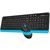  Клавиатура + мышь A4Tech Fstyler FG1010 blue 