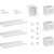  Лотки Cactus CS-PB-SET2 белый 