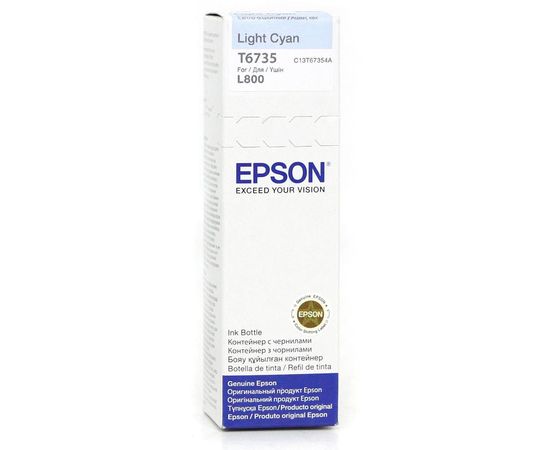  Чернила Epson L800/L1800/L810/L850 (О) C13T67354A, Light Cyan, 70ml 