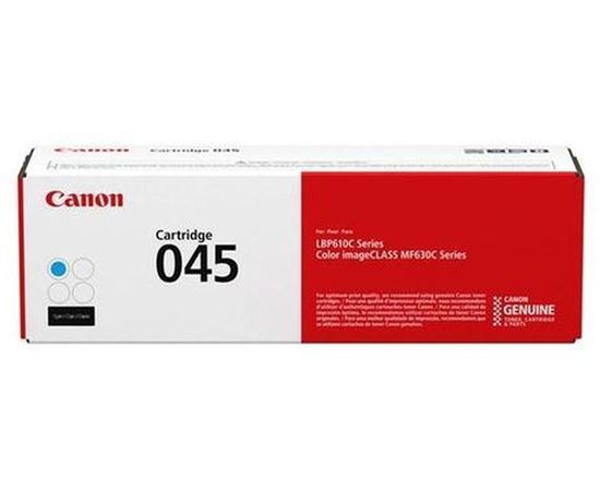  Тонер-картридж 045 C Canon LBP610, Color iC MF630C, 1.3К (О) голубой 1241C002 