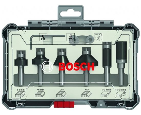  Набор фрез по дер. Bosch 2607017469 
