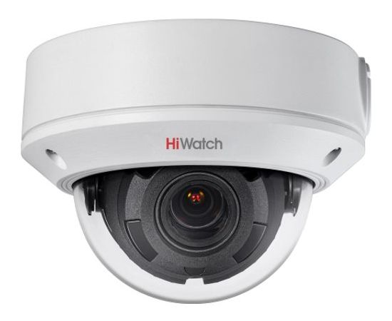 Видеокамера IP Hikvision HiWatch DS-I458 2.8-12мм цветная корп.белый 
