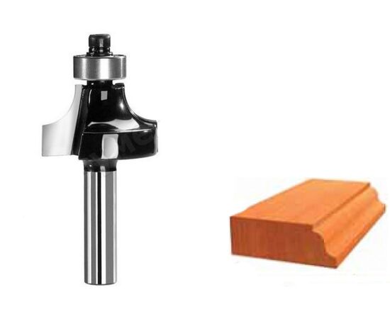  Фреза кромочная калевочная BOSCH 2608628395 6,3/17,4/8мм 1шт коробка 