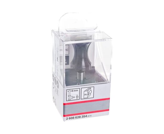  Фреза кромочная полустержневая BOSCH 2608628354 20,6/32/8мм 1шт коробка 