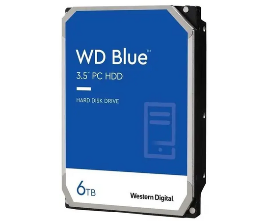  HDD WDC Blue WD60EZAX SATA 6TB 6GB/S 256MB 