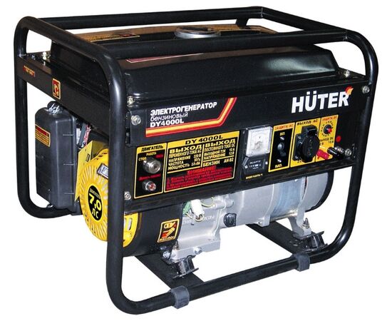  Генератор бензиновый Huter DY4000L, 220 В, 3.3кВт (64/1/21) 