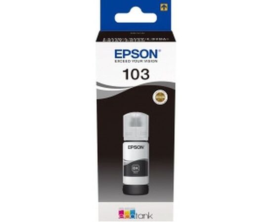  Чернила Epson 103BK C13T00S14A черный (65мл) для Epson L3100/3110/3150 
