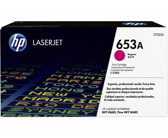  Картридж лазерный HP 653A CF323A пурпурный (16000стр.) для HP MFP M680/Flow MFP M680 