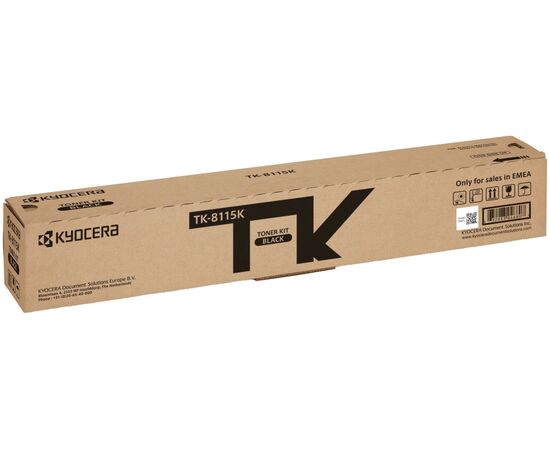  Картридж лазерный Kyocera TK-8115K черный (12000стр.) для Kyocera M8124cidn/M8130cidn 