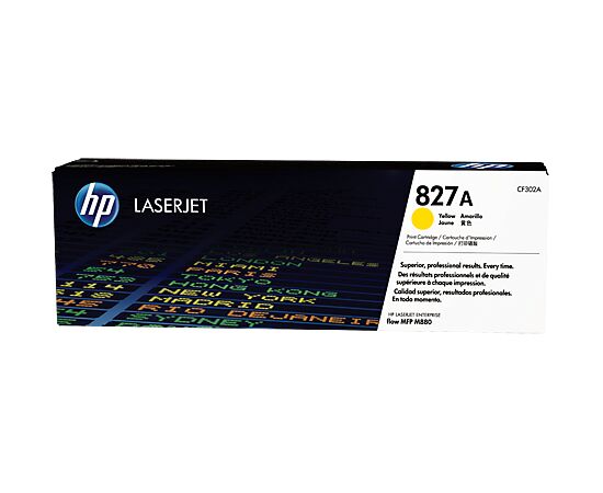  Картридж лазерный HP 827A CF302A желтый для HP CLJ Ent M880 