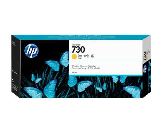  Картридж струйный HP 730 P2V70A желтый (400мл) для HP DJ T1700 