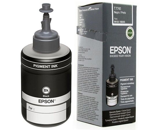  Чернила Epson M100/105/200/205 (O) C13T77414A, black, 140ml 