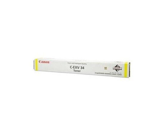  Тонер Canon C-EXV 34 Yellow для iR Advance C2030L/C2030i/C2020L/C2020i/C2025i/C2220i/C2220L/C2225i/C2230i 