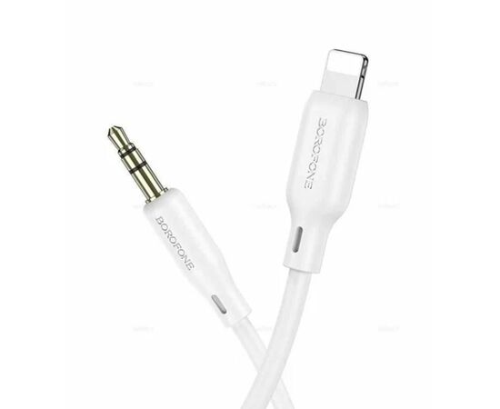  Дата-кабель BOROFONE BL18 iP silicone digital audio conversion cable (белый) 