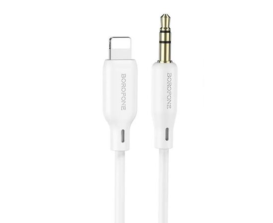  Дата-кабель BOROFONE BL18 iP silicone digital audio conversion cable (белый) 