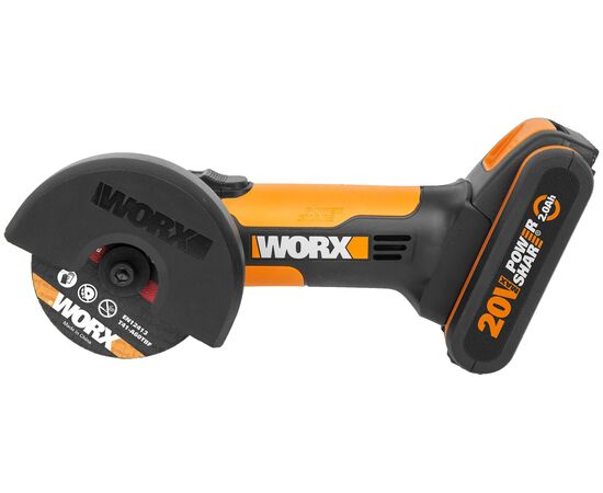  УШМ WORX WX801 1*2,0Ач, кейс 