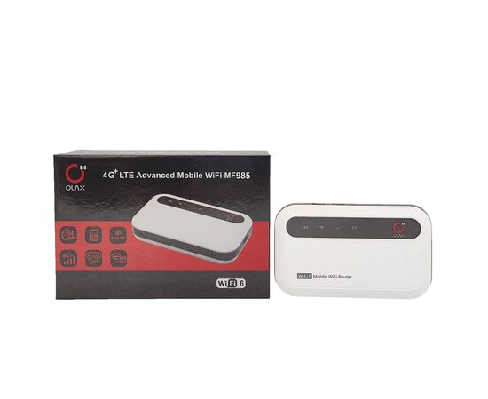  4G Модем OLAX MF985 3000mAh, LTE Standard:CAT4 WiFi6 300MBPS 