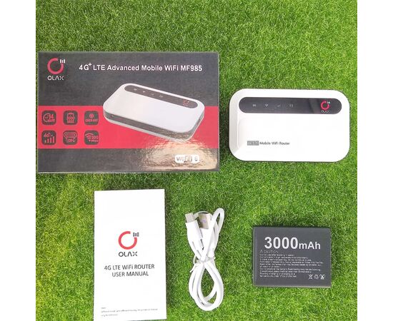  4G Модем OLAX MF985 3000mAh, LTE Standard:CAT4 WiFi6 300MBPS 