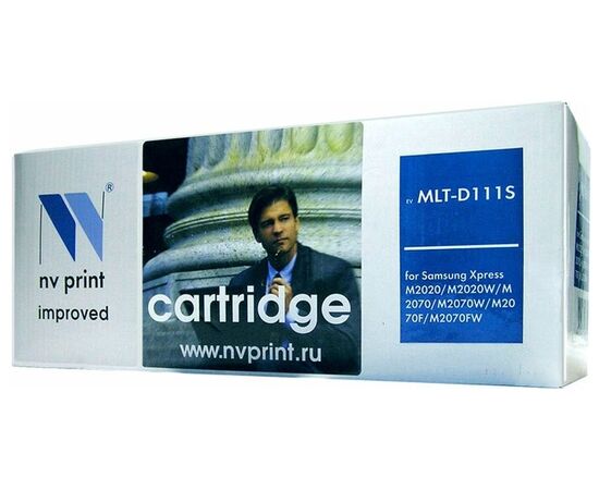  Картридж совместимый NVPrint NV-MLTD111S Samsung MLT-D111S для Xpress M2020/M2020W/M2070/M2070W/M2070FW (1000k) 