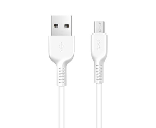  Дата-кабель HOCO X20 Flash micro 1м (белый) 