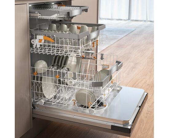  Встраиваемая посудомоечная машиная Miele G 7795 SCVi K2O XXL Obsidian Black, черный обсидиан 