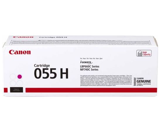 Картридж лазерный Canon 055 H M 3018C002 пурпурный (5900стр.) для Canon MF645Cx/MF643Cdw/MF641Cw/LBP623Cdw/621Cw 