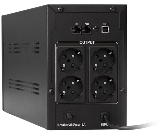  ИБП ExeGate SpecialPro UNB-2000.LED.AVR.EURO.RJ (EP285516RUS) 2000VA/1200W Black 