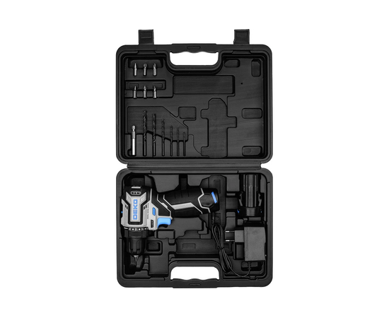  Дрель-шуруповерт аккумуляторный Deko Loner 12V Pro 085-1011 патрон:быстрозажимной (кейс в комплекте) 