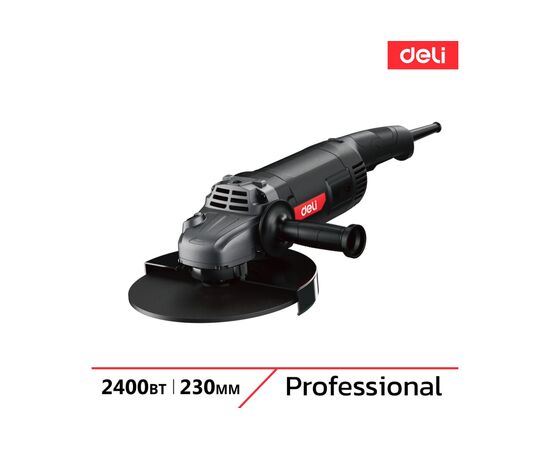  УШМ Deli DE-JM230-2E (2400Вт, 230мм, 6400об/мин, картон) 