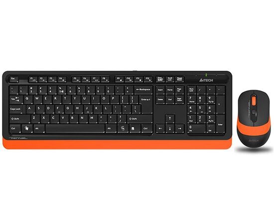  Клавиатура + мышь A4TECH Fstyler FG1010 orange 