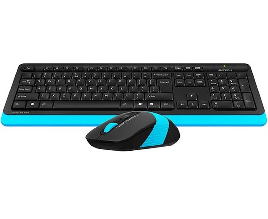  Клавиатура + мышь A4Tech Fstyler FG1010 blue 