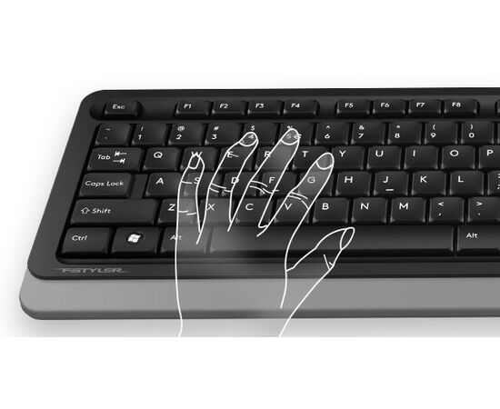  Клавиатура + мышь A4Tech Fstyler FG1010 blue 