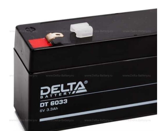  Батарея Delta DT 6033 (6V, 3.3Ah) 